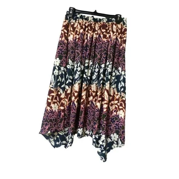 $89.00 RACHEL Rachel Roy Handkerchief-Hem Skirt, Multi colored, S - Picture 3 of 8